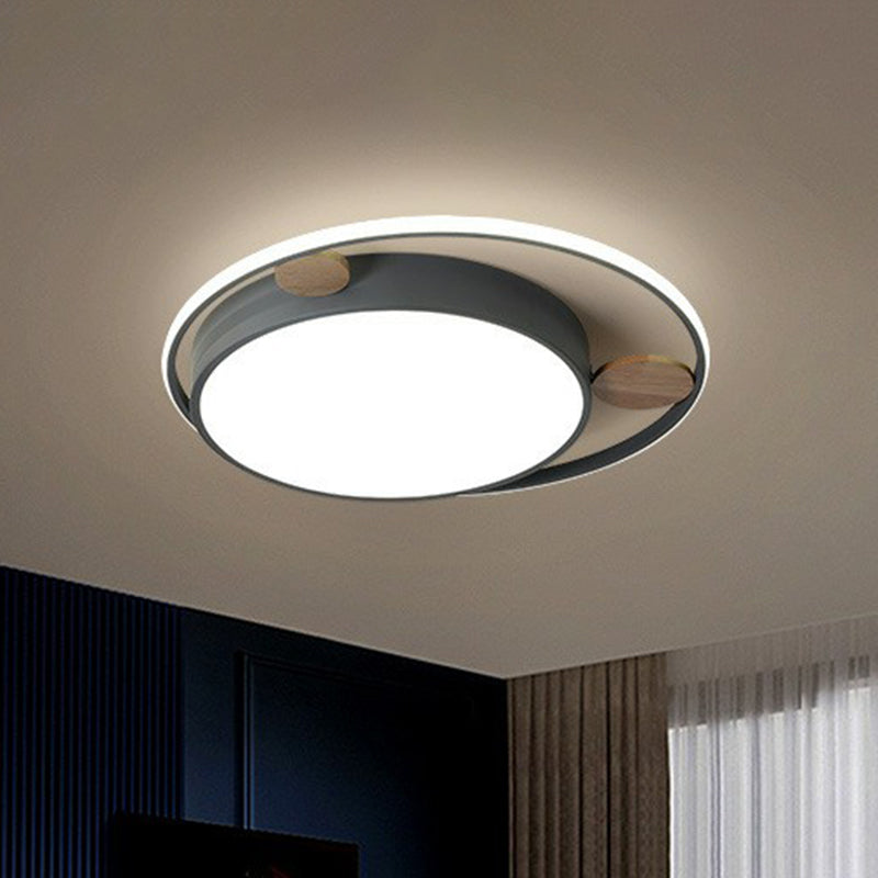 Acryl ronde LED-inbouw minimalistische inbouwplafondlamp voor kinderslaapkamer