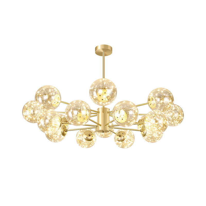 Lumo a LEDELIE RADIALE Luce contemporanea Metallic Soggio
