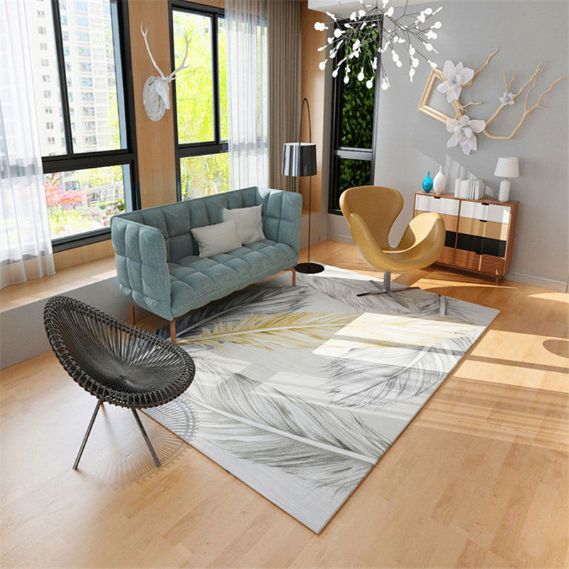 Klassiker Multicolor Boho Teppich Polyester Geometrisches Muster Teppich Anti-Rutschmaschine Waschbarer Färbung widerstandsfähiger Teppich für Wohnkultur