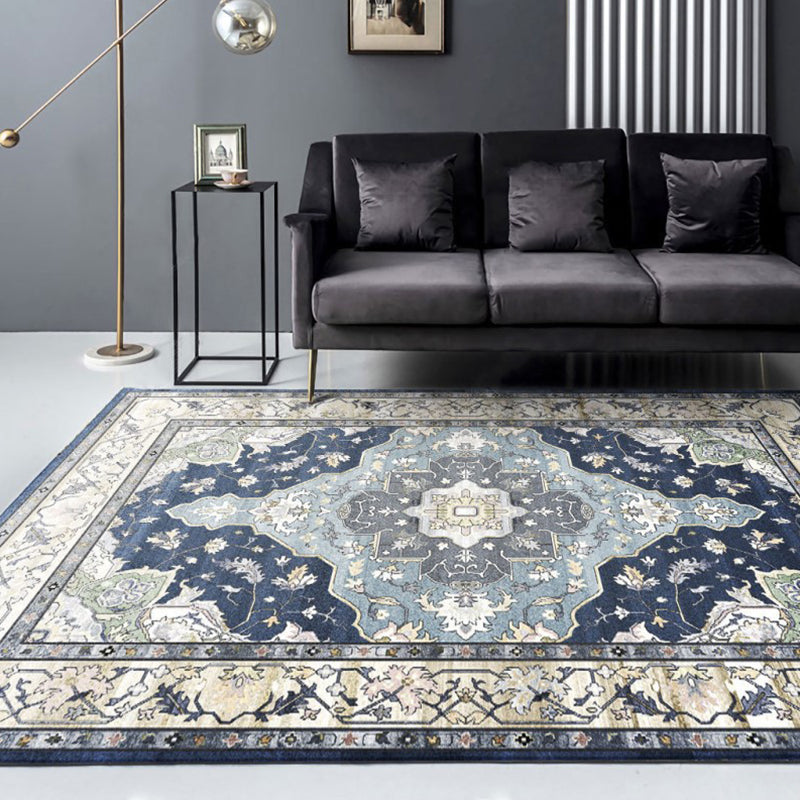 Nostalgie multicolor patroon trug polyester bohemia tapijt antislip achterste kleurbestendig wasbaar wasbaar tapijt voor woningdecoratie
