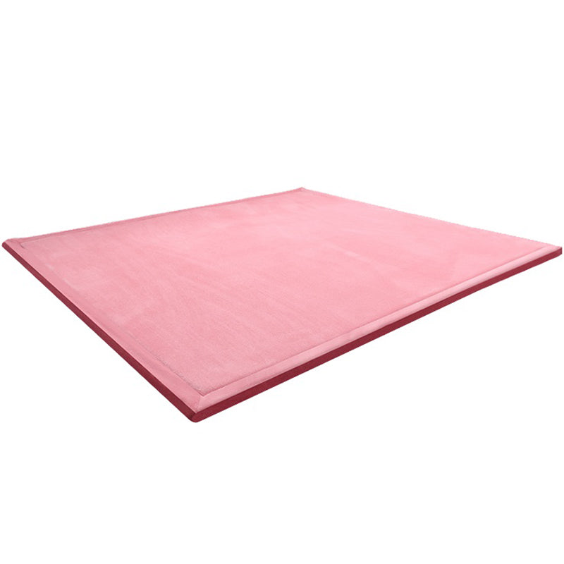 Pushiony minimalistischer Teppich Multi-Farb-Rugmaschinenmaschine waschbarer Tierfreundlicher Nicht-Schlupf-Teppich für Babykriechen