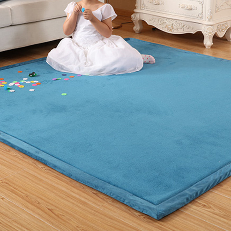 Pushiony minimalistischer Teppich Multi-Farb-Rugmaschinenmaschine waschbarer Tierfreundlicher Nicht-Schlupf-Teppich für Babykriechen