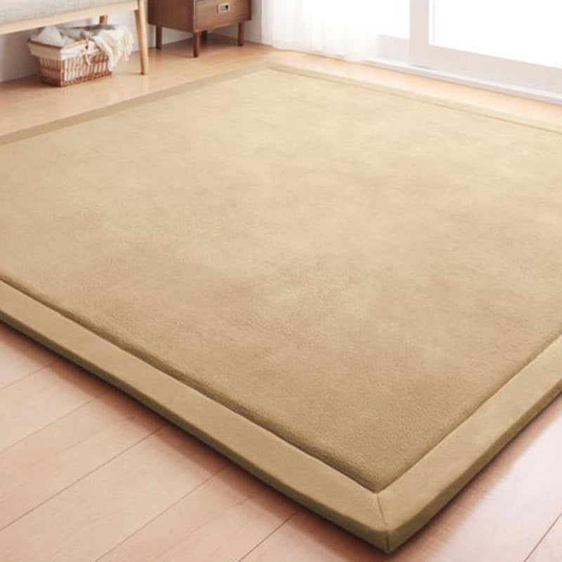 Verbesserter mehrfarbiger Rugpolypropylen Minimalismus-Teppichmaschinenwaschbare Haustierfreundlicher Anti-Rutsch-Rücken-Teppich für Spielzimmer