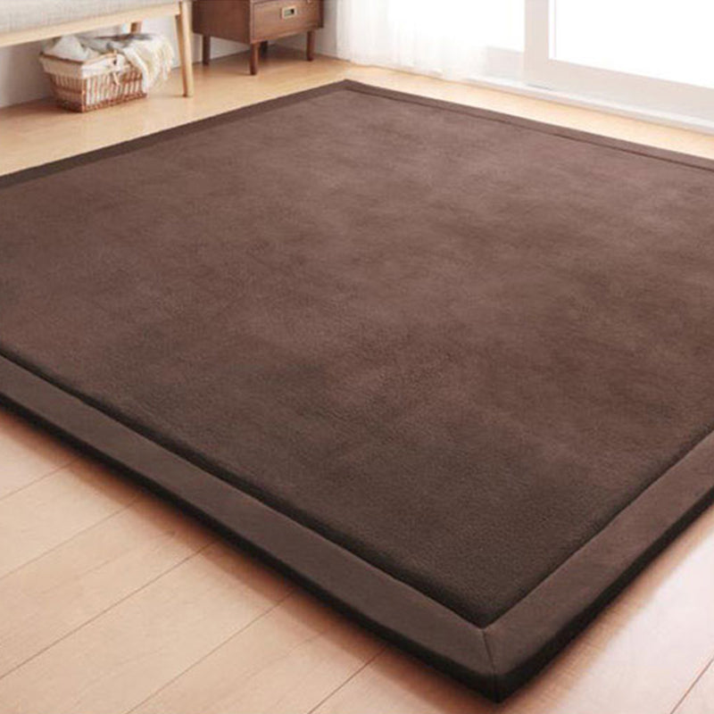 Verbesserter mehrfarbiger Rugpolypropylen Minimalismus-Teppichmaschinenwaschbare Haustierfreundlicher Anti-Rutsch-Rücken-Teppich für Spielzimmer