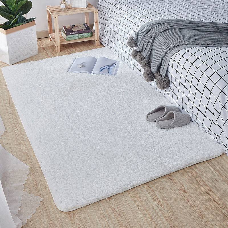 Bequemer nordischer Teppich Mehrfachfarbener schlichtem Teppich waschbarer Haustierfreundlicher Anti-Schlupf-Rückenteppich für Schlafzimmer