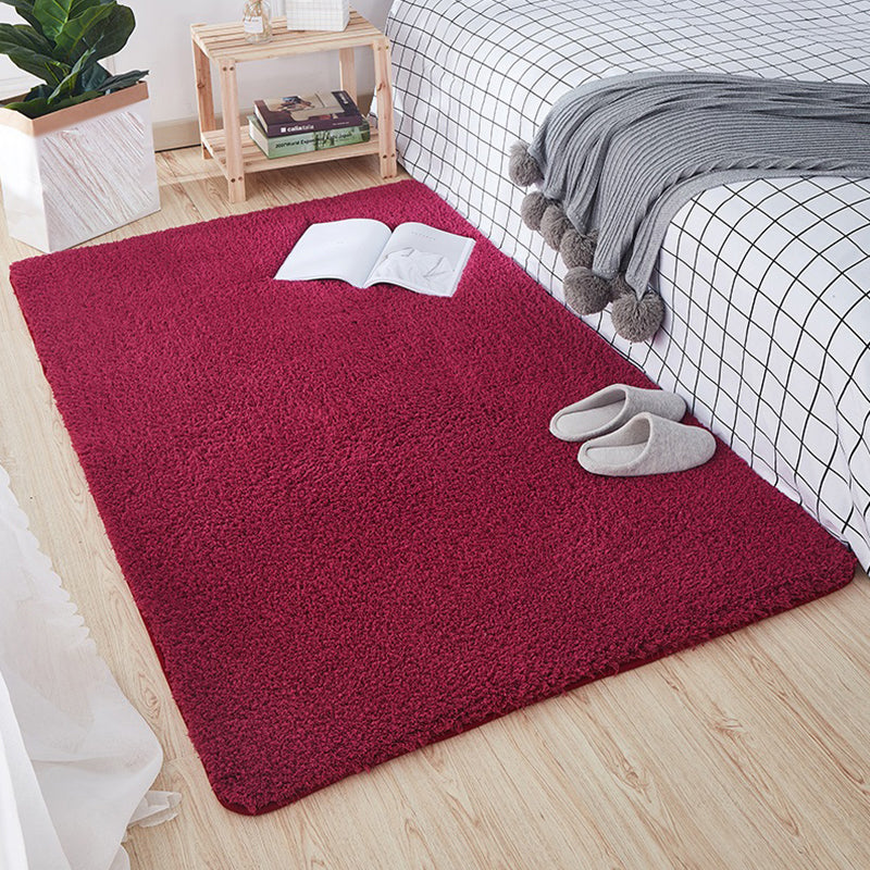 Bequemer nordischer Teppich Mehrfachfarbener schlichtem Teppich waschbarer Haustierfreundlicher Anti-Schlupf-Rückenteppich für Schlafzimmer