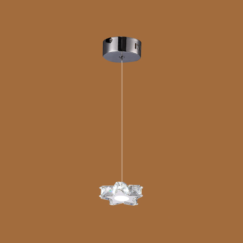 K9 Crystal Star LED plafondlicht Minimalistisch roestvrijstalen hangend hanglampje