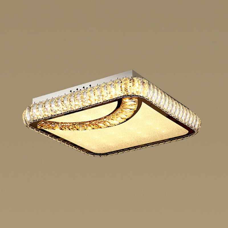 Acier inoxydable-Acier à bouches géométriques Éclairage Éclairage Éclairage du mont Fixture