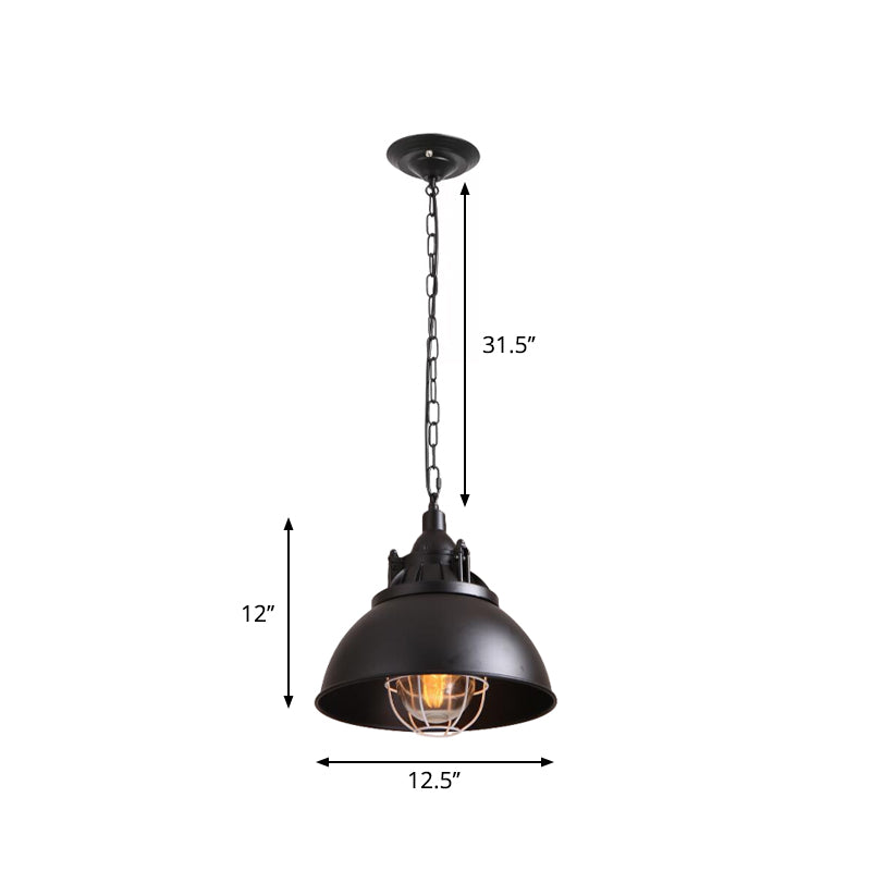 1 tête d'éclairage de pendentif métal