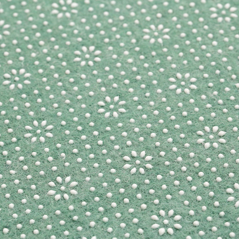 Multicolor Door Rug Retro Peony Carpet Cotton Non-Slip Pet Friendly Washable Indoor Rug
