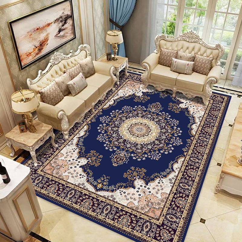Empire Floral Area Rug Multicolor Victorian Carpet Synthetics Stain Resistant Anti-Slip Backing Pet Friendly Rug for Lounge