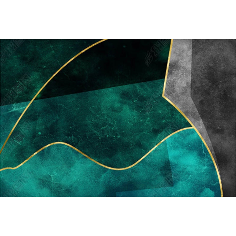 Vintage multi-kleuren postmodern tapijt polypropyleen abstract geprinte tapijt anti-slip huisdiervriendelijke vlekbestendig kleed voor grote kamer