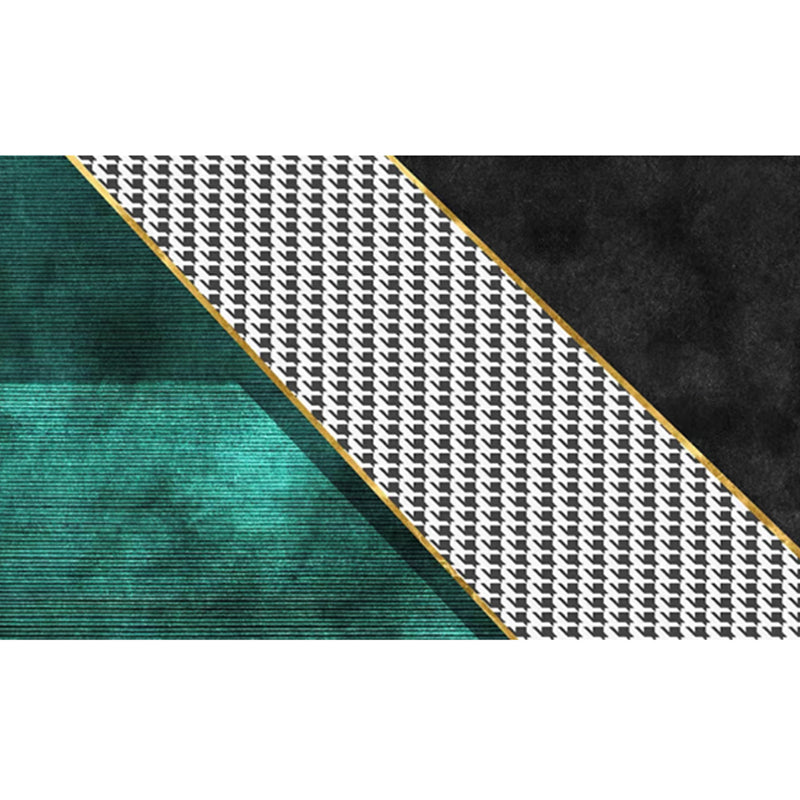 Vintage multi-kleuren postmodern tapijt polypropyleen abstract geprinte tapijt anti-slip huisdiervriendelijke vlekbestendig kleed voor grote kamer