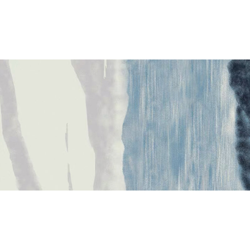 Multi-Color Modern Runner Rug Polypropylene Expressionism Stripes Print Rug Anti-Slip Machine Wash Stain Resistant Rug for Bedroom