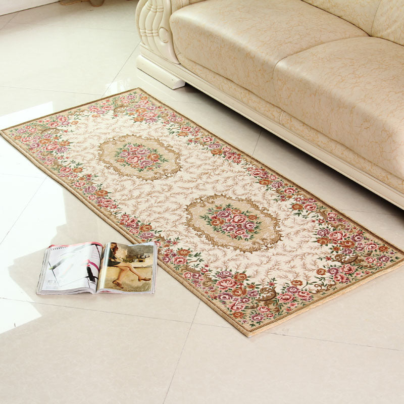 Empire Peony Rug Multi-Colored Traditional Carpet Synthetics Pet Friendly Anti-Slip Stain Resistant Runner Rug for Home