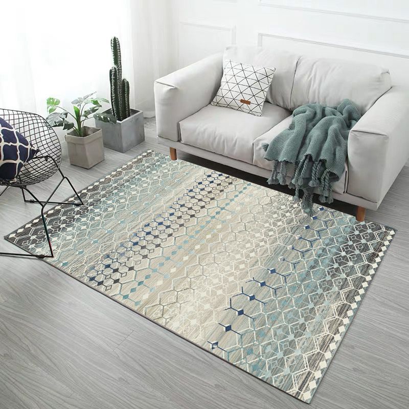 Minimalistischer, moderner Teppich für den Innenbereich, mehrfarbiger geometrischer Teppich, rutschfester, schmutzabweisender, maschinenwaschbarer Teppich für die Heimdekoration