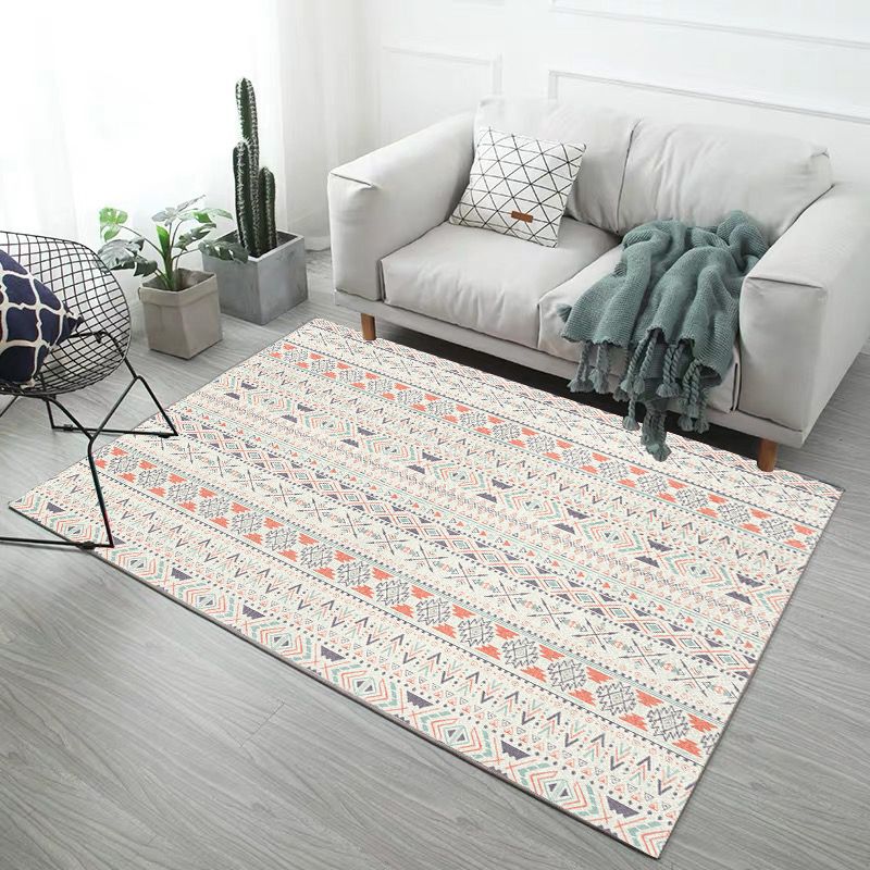 Minimalistischer, moderner Teppich für den Innenbereich, mehrfarbiger geometrischer Teppich, rutschfester, schmutzabweisender, maschinenwaschbarer Teppich für die Heimdekoration