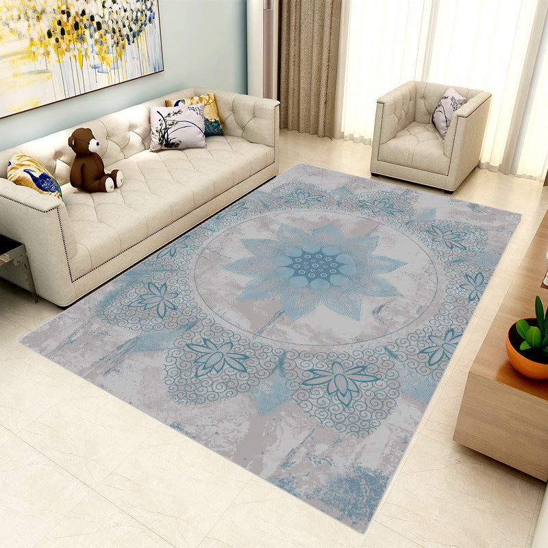 Speciaal veelkleurig 3D geometrisch tapijt Polyester Scandinavisch tapijt Antislip achterkant Huisdiervriendelijk Machinewasbaar tapijt voor woondecoratie