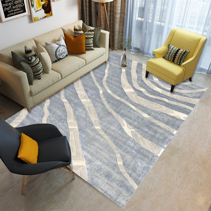 Speciaal veelkleurig 3D geometrisch tapijt Polyester Scandinavisch tapijt Antislip achterkant Huisdiervriendelijk Machinewasbaar tapijt voor woondecoratie