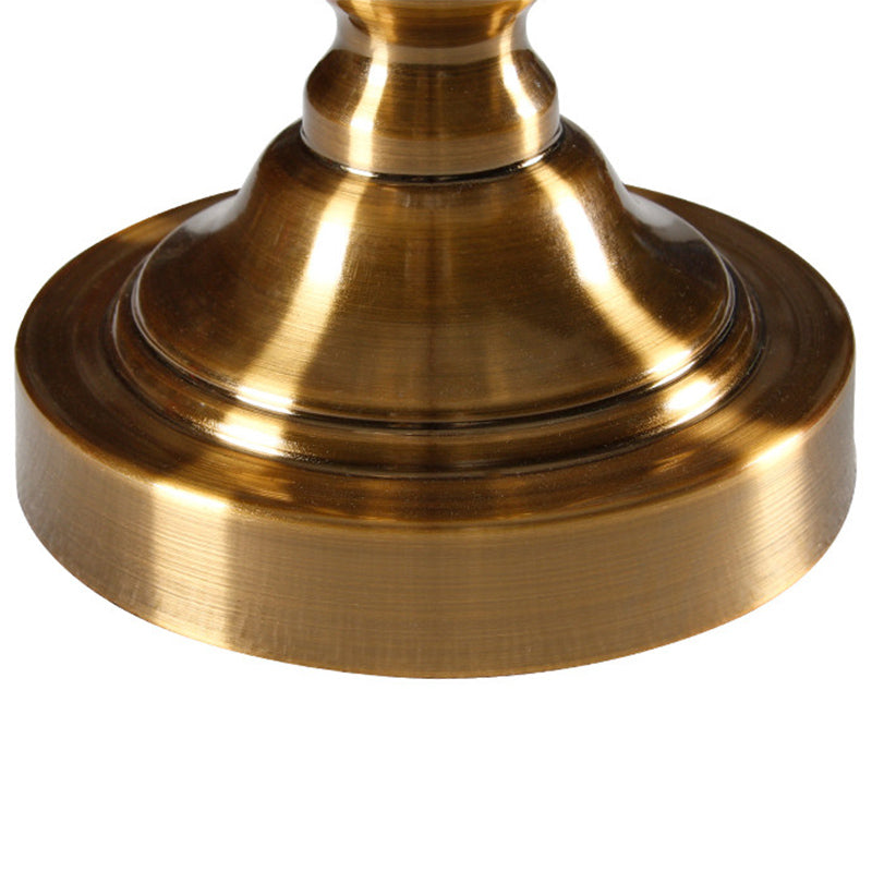 Tazón Tiffany Tiffany Tiffany 1 luce Iluminación de mesita de noche con patrón de enrejado