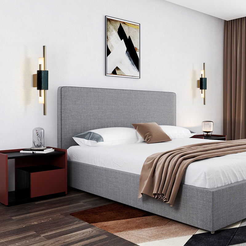 Rechthoek gevormd bed SCONCE LICTE MARMBER Minimalistische LED -wandlamp