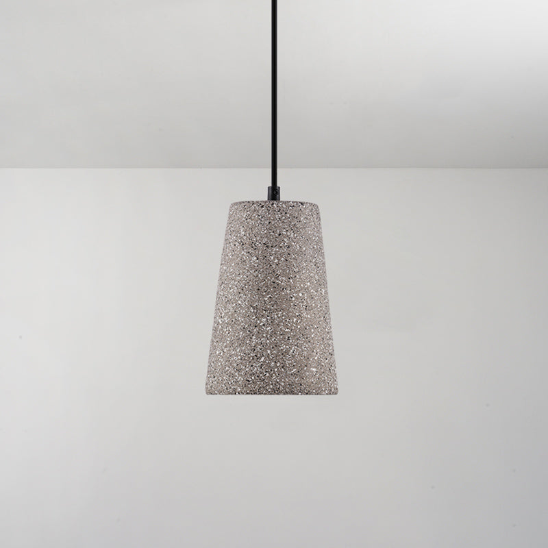 Ciment Geometric Shade Plafond Light Modern Style Single Single Sanging Lamping pour salle à manger