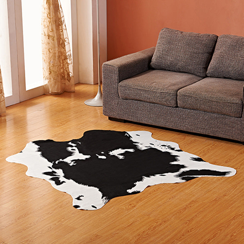 Minimalist Animal Skin Printed Rug Multi Colored Synthetics Carpet Stain-Resistant Easy Care Rug for Decoration