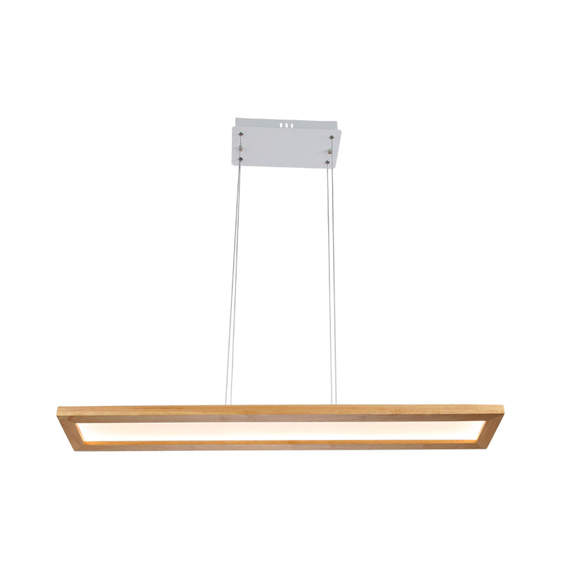 BEIGE RECTALGLE BACCHIIO LAMPAGGIO Minimalismo Lampada a sospensione LED LED in luce bianca/calda/naturale