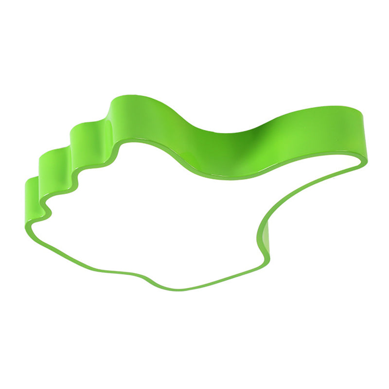 Kids Style Thumb-Up Shade LED Flush Mount Acrylic Nursery Flushmount Ceiling Light