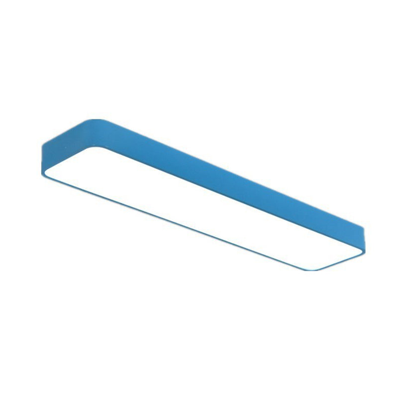 Kids Style Rectangular Flush Mount Lighting Acrylic Nursery LED Flush Mount Fixture