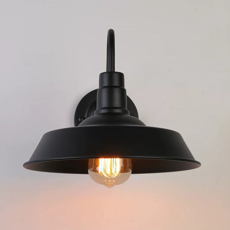 Ein-Bulb-Wandleuchte Vintage-Topf-Abdeckungs-Eisenwand-Lampe für das Restaurant