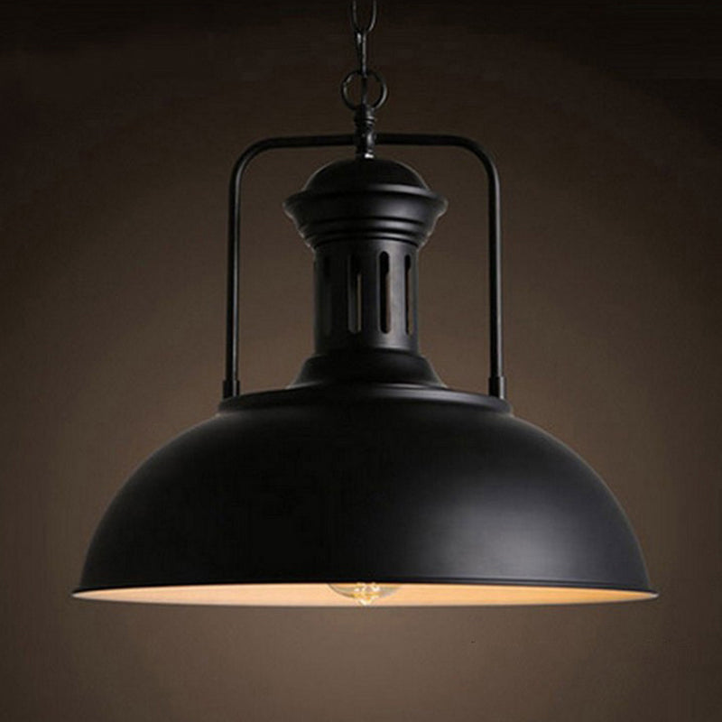 Copertura metallica a sospensione Light Antique Antique Atmy Restaugaping Lampone