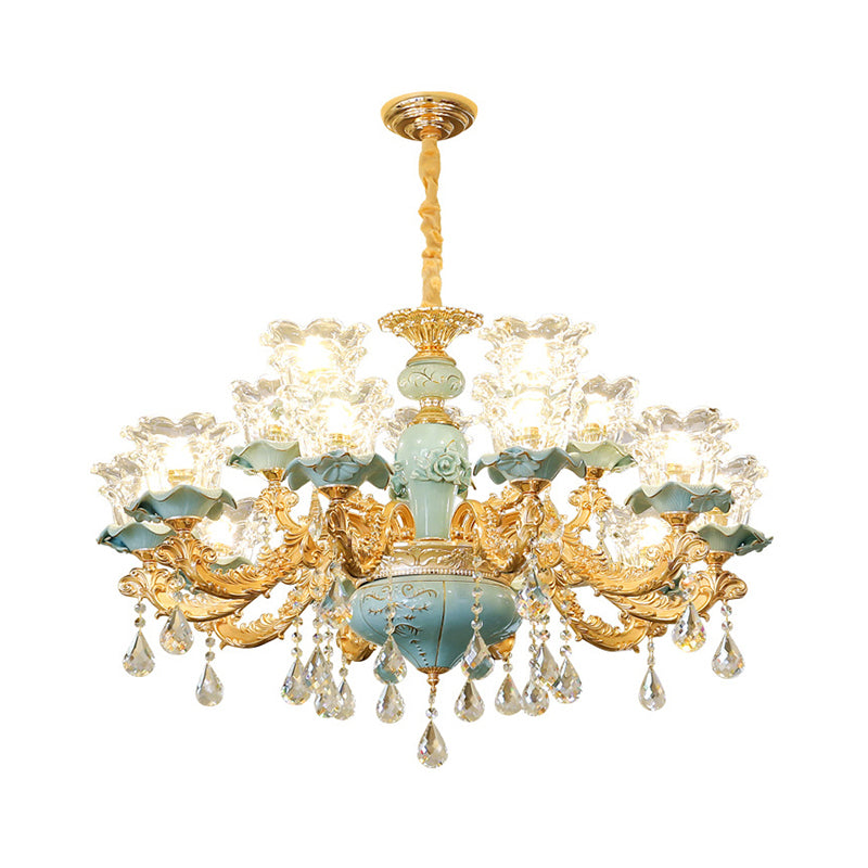 Éclair de plafond du salon évasé
