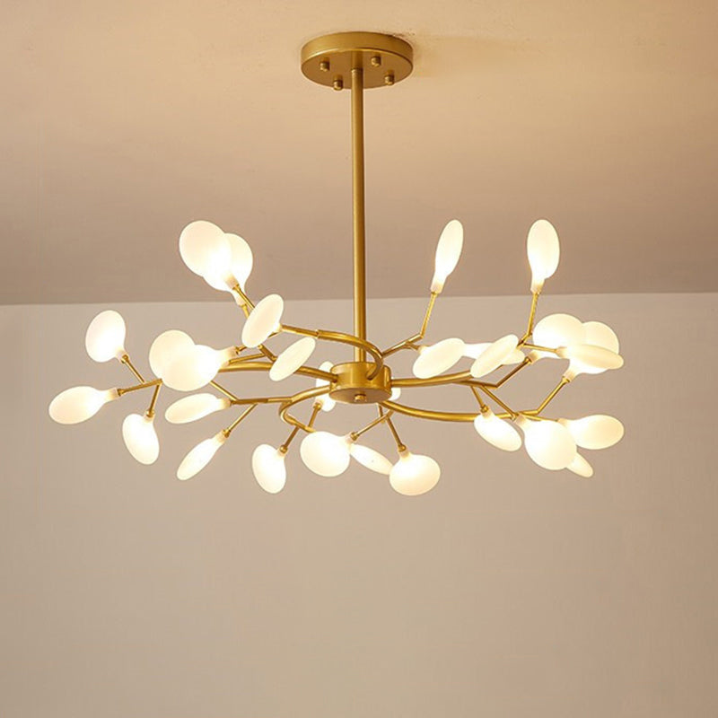 Semplicità ramificata il lampadario lucciola ramificata soggiorno acrilico soggiorno a ciondolo a ciondolo