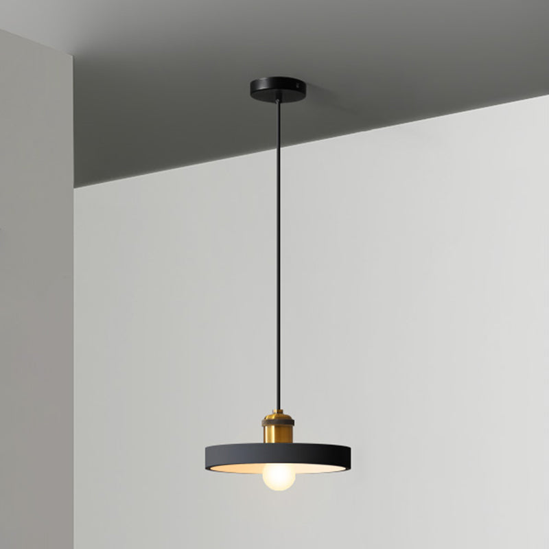 Simple Geometric Shade Pendant Light Resin-Cement Single Dining Room Suspension Light Fixture