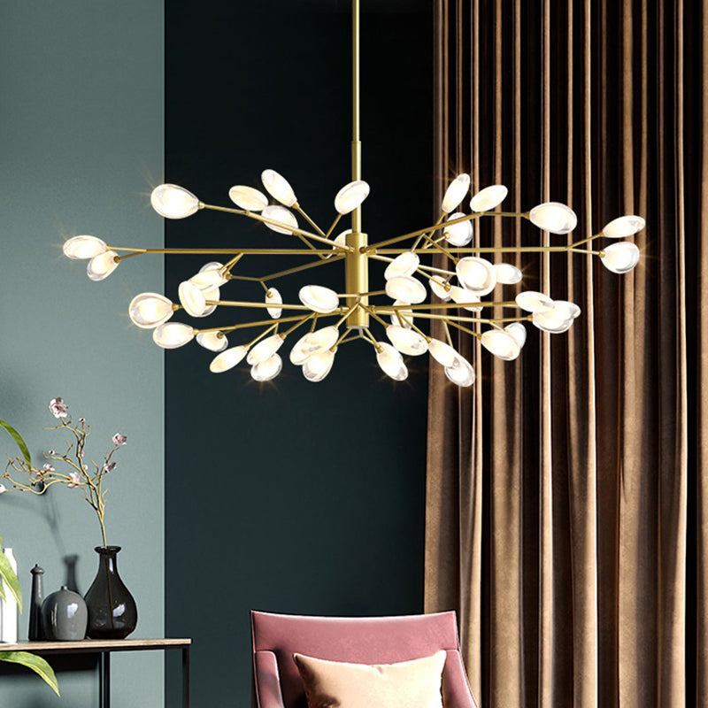 Sputnik Firefly Living Room LED Ceiling Lighting Acrylic Postmodern Chandelier Light Fixture