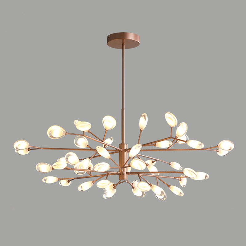 Sputnik Firefly Living Room LED Ceiling Lighting Acrylic Postmodern Chandelier Light Fixture