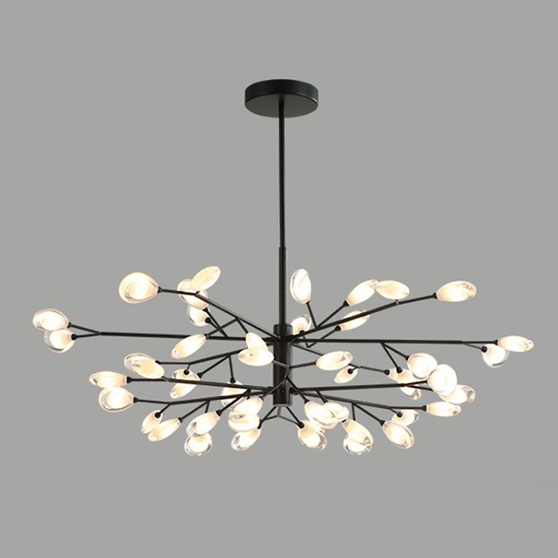 Sputnik Firefly Living Room LED Ceiling Lighting Acrylic Postmodern Chandelier Light Fixture