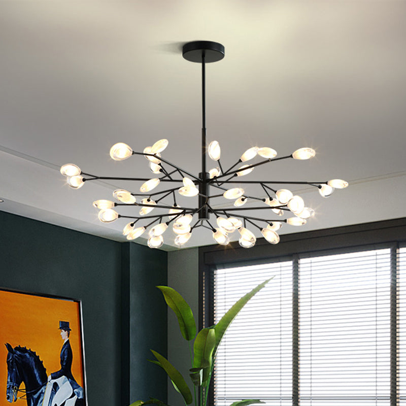 Sputnik Firefly Living Room LED Ceiling Lighting Acrylic Postmodern Chandelier Light Fixture