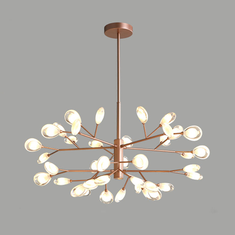 Sputnik Firefly Living Room LED Ceiling Lighting Acrylic Postmodern Chandelier Light Fixture