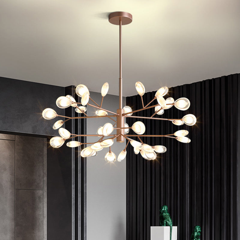 Sputnik Firefly Living Room LED Ceiling Lighting Acrylic Postmodern Chandelier Light Fixture