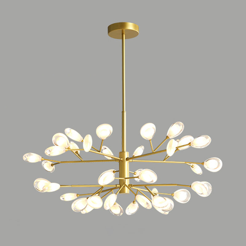 Sputnik Firefly Living Room LED Ceiling Lighting Acrylic Postmodern Chandelier Light Fixture
