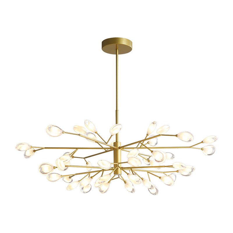 Sputnik Firefly Living Room LED Ceiling Lighting Acrylic Postmodern Chandelier Light Fixture