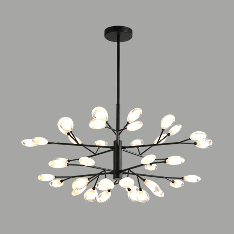 Sputnik Firefly Living Room LED Ceiling Lighting Acrylic Postmodern Chandelier Light Fixture