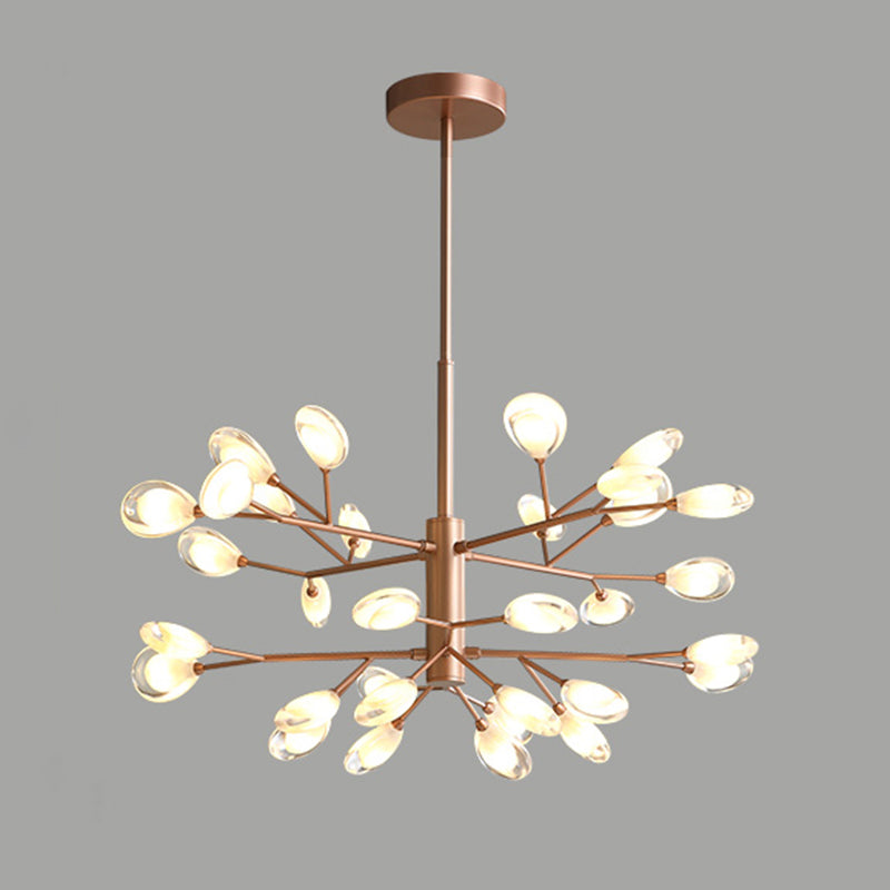 Sputnik Firefly Living Room LED Ceiling Lighting Acrylic Postmodern Chandelier Light Fixture