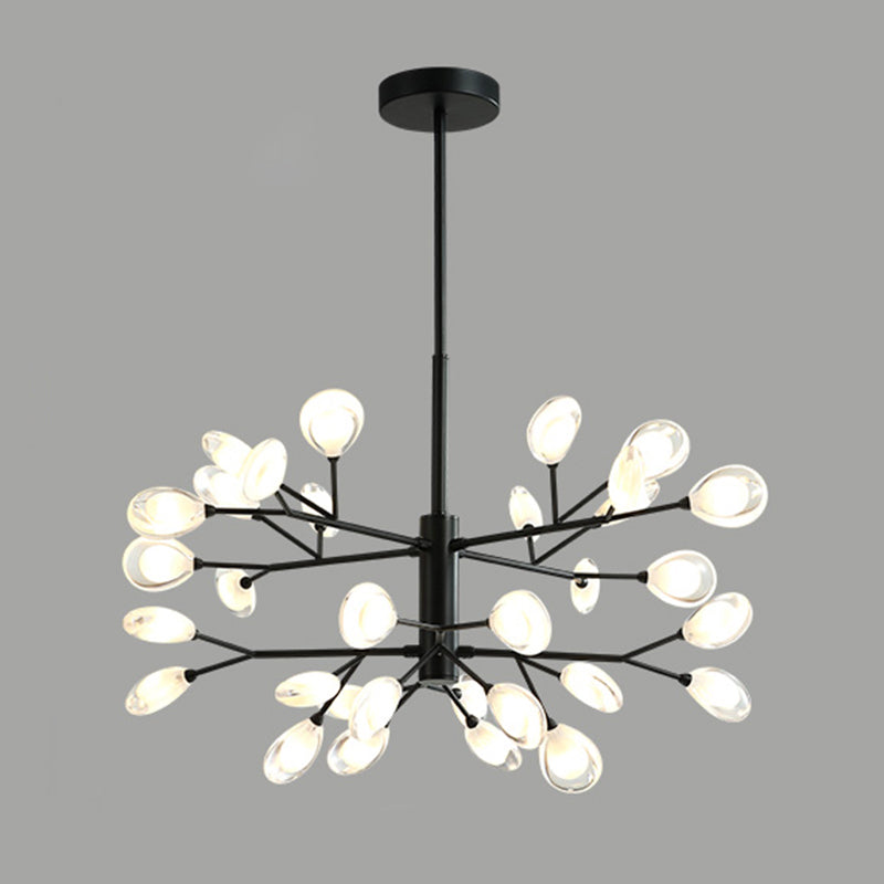 Sputnik Firefly Living Room LED Ceiling Lighting Acrylic Postmodern Chandelier Light Fixture