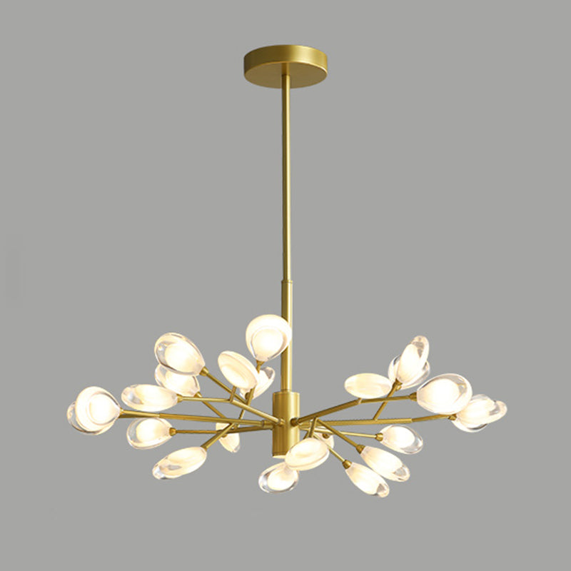 Sputnik Firefly Living Room LED Ceiling Lighting Acrylic Postmodern Chandelier Light Fixture