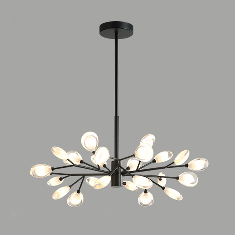 Sputnik Firefly Living Room LED Ceiling Lighting Acrylic Postmodern Chandelier Light Fixture