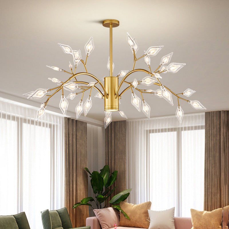 Simplicity Firefly Chandelier Light Acrylic Living Room LED Pendant Light Fixture