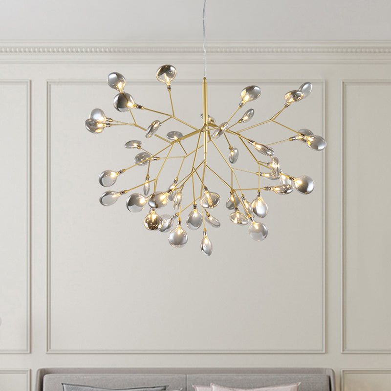 Vertakte Firefly eetkamer led plafondverlichting glas postmodern kroonluchter licht